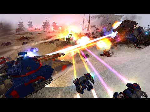 Unification Mod 2021: Crimson Fists vs Dark Eldar vs Orks vs World Eaters - Dawn Of War: Soulstorm