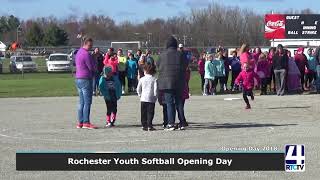 Rochester Youth Softball Opening Day 2018