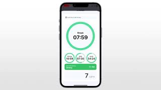 Route One ELD Driver App: Automated Driving Time Recording
