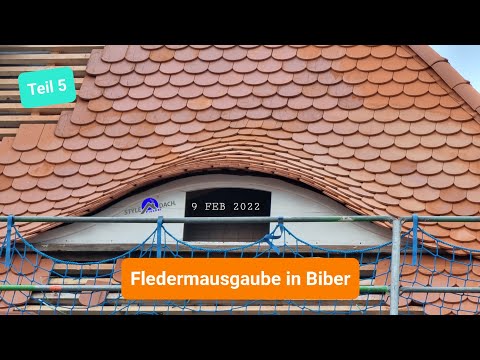 Fledermausgauben in Biber - Die Deckung - Teil 5