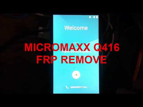 MICROMAX Q416 FRP (Google Account) Lock REMOVE DONE Without PC