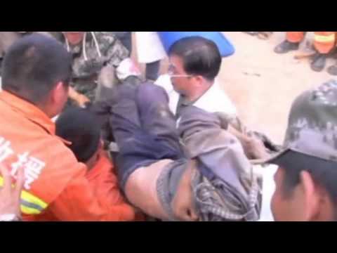 3-year-old and elderly woman buried in China earthquake rubble rescued