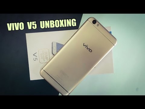 VIVO V5 Unboxing & Hands On | First Looks