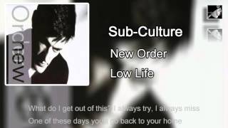Subculture with lyrics