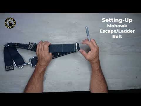 Fire Innovations Mohawk NFPA Escape & Ladder Belt: Set-Up