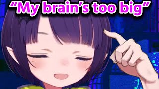 Ina's big brain cannot be contained