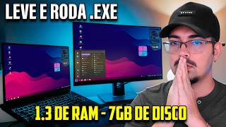 Parei de usar WINDOWS 10! Este sistema é 10x MAIS LEVE e BONITO. 😍 LastOS