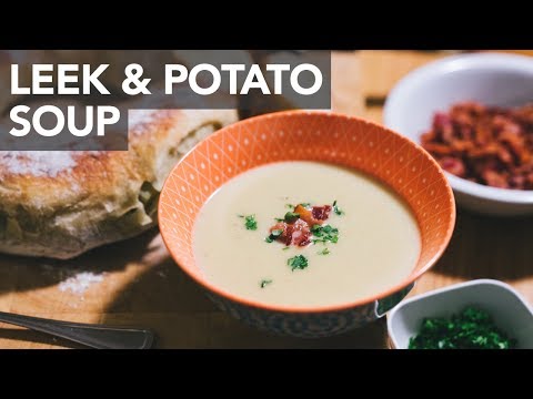 LEEK & POTATO SOUP WITH BACON - Instant Pot