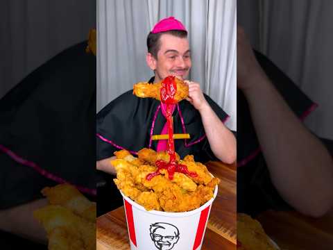 How to make surprise FRIED CHICKEN?😅❤️🍗| CHEFKOUDY