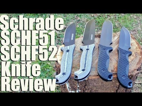Budget Bushcraft Review and Test: Schrade SCHF51(M) and SCHF52(M