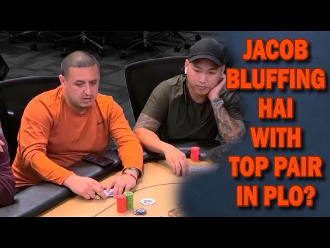 Jacob Bluffing Hai With Top Pair In PLO?