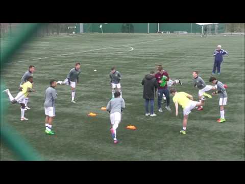 Andonline PO1 U17 Anderlecht - Zulte Waregem Warming up RSCA