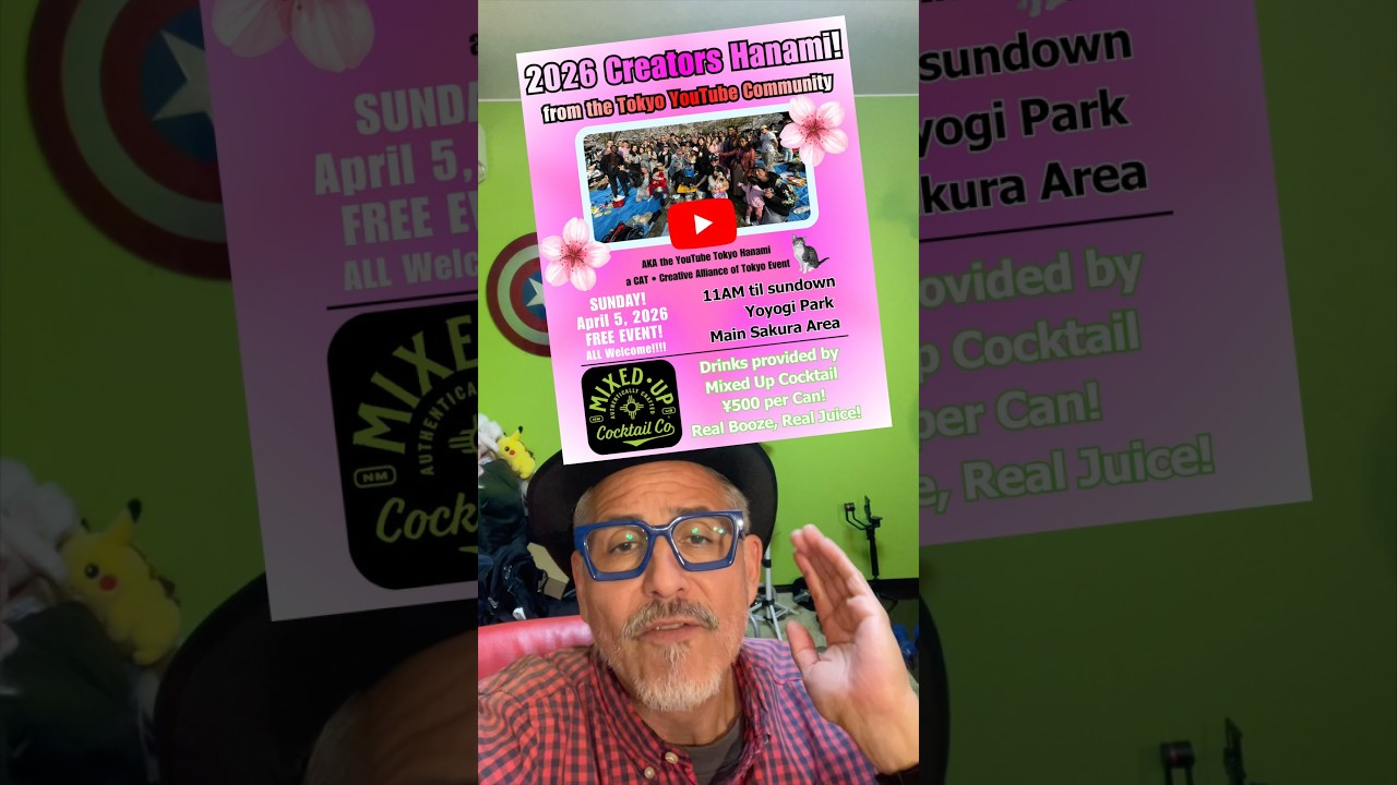 2026 Creators Hanami moved to Sunday!