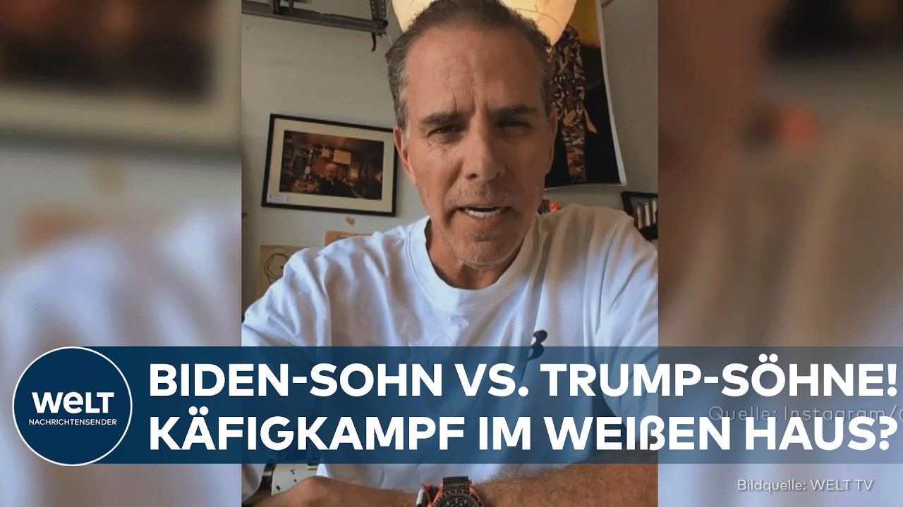 USA: Provokation aus Washington! Hunter Biden fordert Trump-Söhne zu Käfigkampf vor Weißem Haus