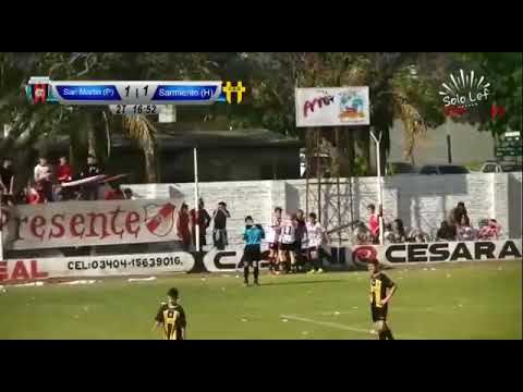Jugador de  7ma división de San Martín de Progreso, frente a Sarmiento de Humboldt.