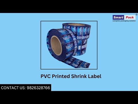 Pvc printed shrink label, for garments, packaging type: pack...