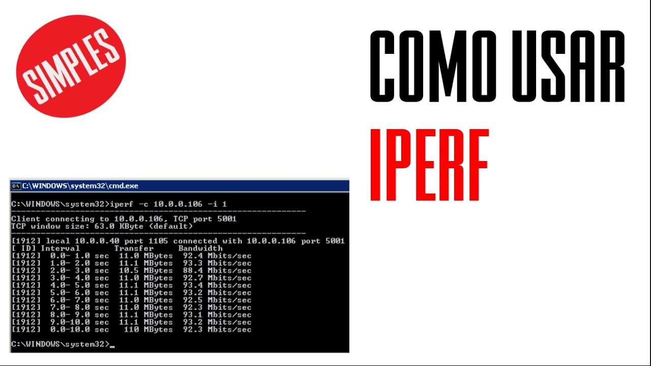 Como usar o Iperf para testes em redes