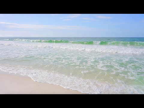 4K Quality Relaxation Meditation | Beach Waves Sounds From the Gulf of Mexico for Deep Sleep