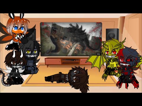 The Kaiju React to Zilla vs. Gorosaurus - Godzilla Fan Project Animation || Gacha club ||