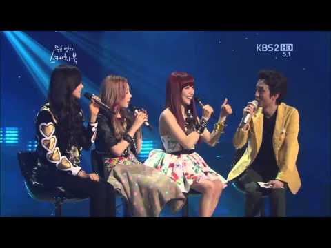 120601 - Tiffany (SNSD-TTS) - Imitates Sunny's aegyo cut @ YHY's Sketchbook