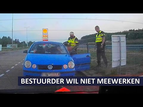 Politie Landelijke Eenheid | Bestuurder wil niet meewerken aan een alcoholtest | INFRA