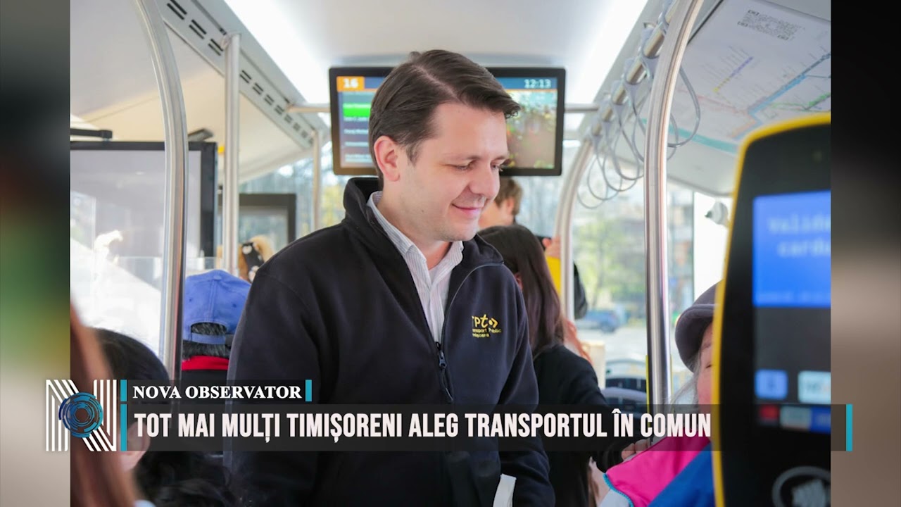 Tot mai mulți timișoreni aleg transportul în comun