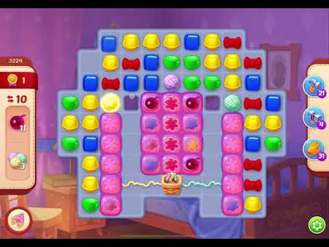 HomeScapes Level 3224 no boosters (18 moves)