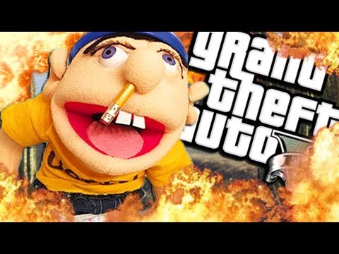 JEFFY IN A VIDEO GAME MOD (GTA 5 PC Mods Gameplay)