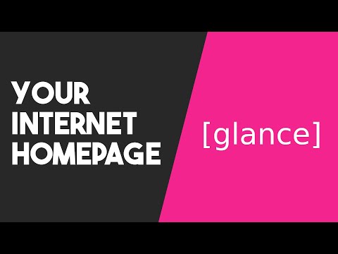 Glance: Your New Internet Homepage