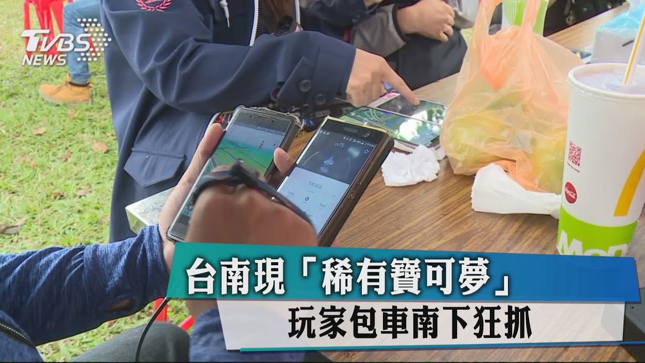 台南現「稀有寶可夢」　玩家包車南下狂抓