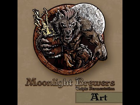 Moonlight Brewers Triple Fermentation - Coloring with colored pencil