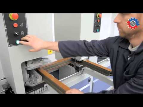 Automatic Double Corner PVC Window Profile Welding Machine