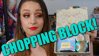 Chopping Block Update! Im Decluttering Makeup!