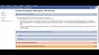 Introductory Statistics 2020 - Getting Started in Blackbard and MyOpenMath