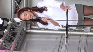 2024 SUPER FORMULA Rd.6/7 FUJI RQ10/E 笠原美香 スーパーティラノサウルスレースPR 土曜レースクイーンステージ 4K