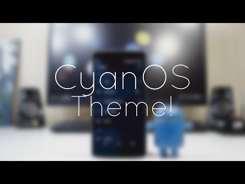 CyanOS theme for CM13 - CM12 Video