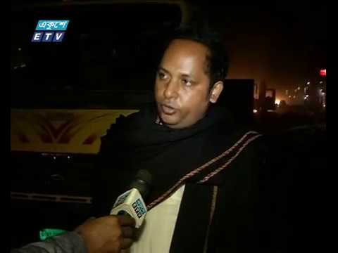 মধ্যরাতেও বনশ্রীর রাস্তায় যানজট