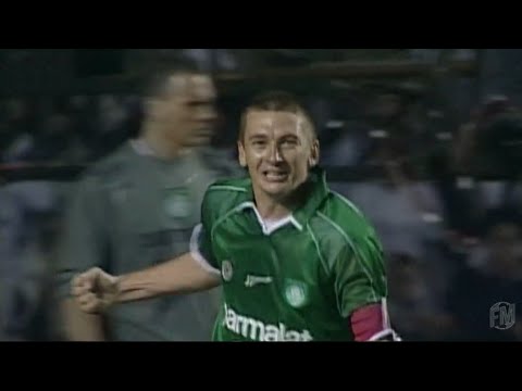 OSCAR ULISSES Palmeiras 3x2 Corinthians libertadores 2000 compacto com imagens da Semifinal
