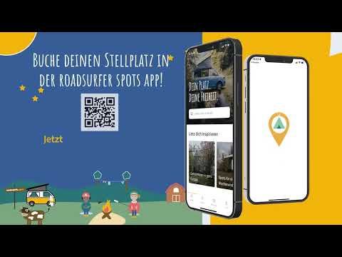 Schlafe im Grünen - Mit der neuen App von roadsurfer spots