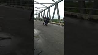 preview picture of video 'funny motorbike jumping attraction in demak indonesia'
