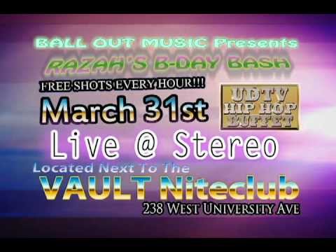 Ball Out Music & UDTV Hip Hop Buffet Present Famous Kid Brick March 31st at The Vault