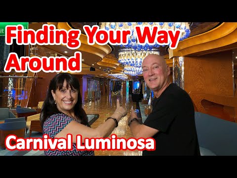 Carnival Luminosa Orientation - Luminosa Walk-through Will Help You Find Your Way Around