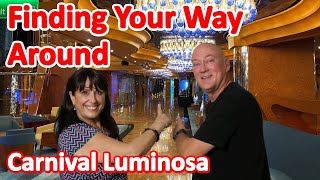 Carnival Luminosa Orientation - Luminosa Walk-through Will Help You Find Your Way Around