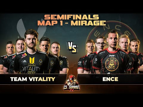 Vitality vs ENCE, Map 1 Mirage - cs_summit 4: Semifinals