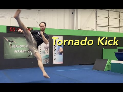 How to Do a Tornado Kick - Learn Tricking