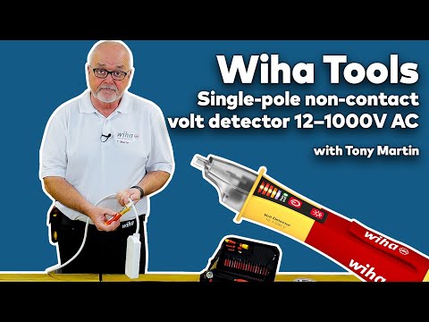 The Wiha Tools Single-pole, non-contact volt detector, 12–1,000V AC | Tool Talk TV