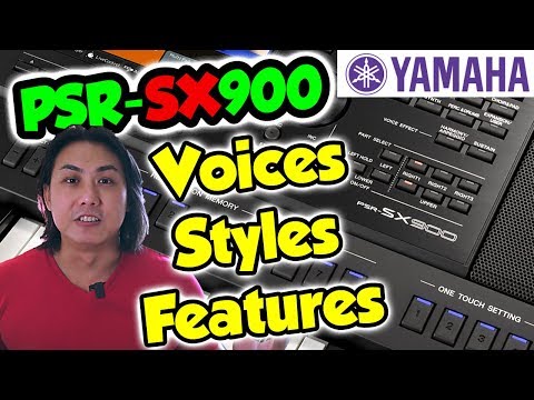 Yamaha PSR-SX900 Official Voices, Styles & Features!