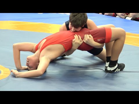 Wrestling / Ringen, Sparkassenpokal Jena 2025, Freestyle, U14, 52 kg, Shterev - Ibragimov