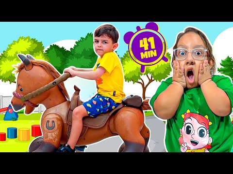 Maria Clara APRENDE e ENSINA lições importantes sobre DIVIDIR e outras brincadeiras com João Pedro