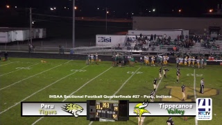 Sectional Football - Tippecanoe Valley vs Peru